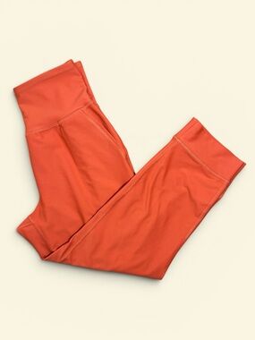 Old Navy High Waisted PowerSoft Crop Jogger Pant - Orange